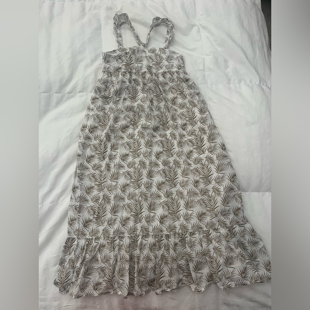 Janie and Jack Gray Sleeveless Ruffled Sundress